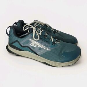 Altra Lone Peak ALL-WTHR 2 Men sz 11.5 Low Trail Running Shoes Sneaker Deep Teal